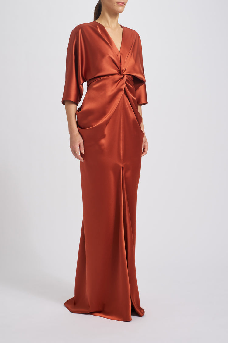 P748S - Truffle, dress by color from Collection Evening by Amsale
