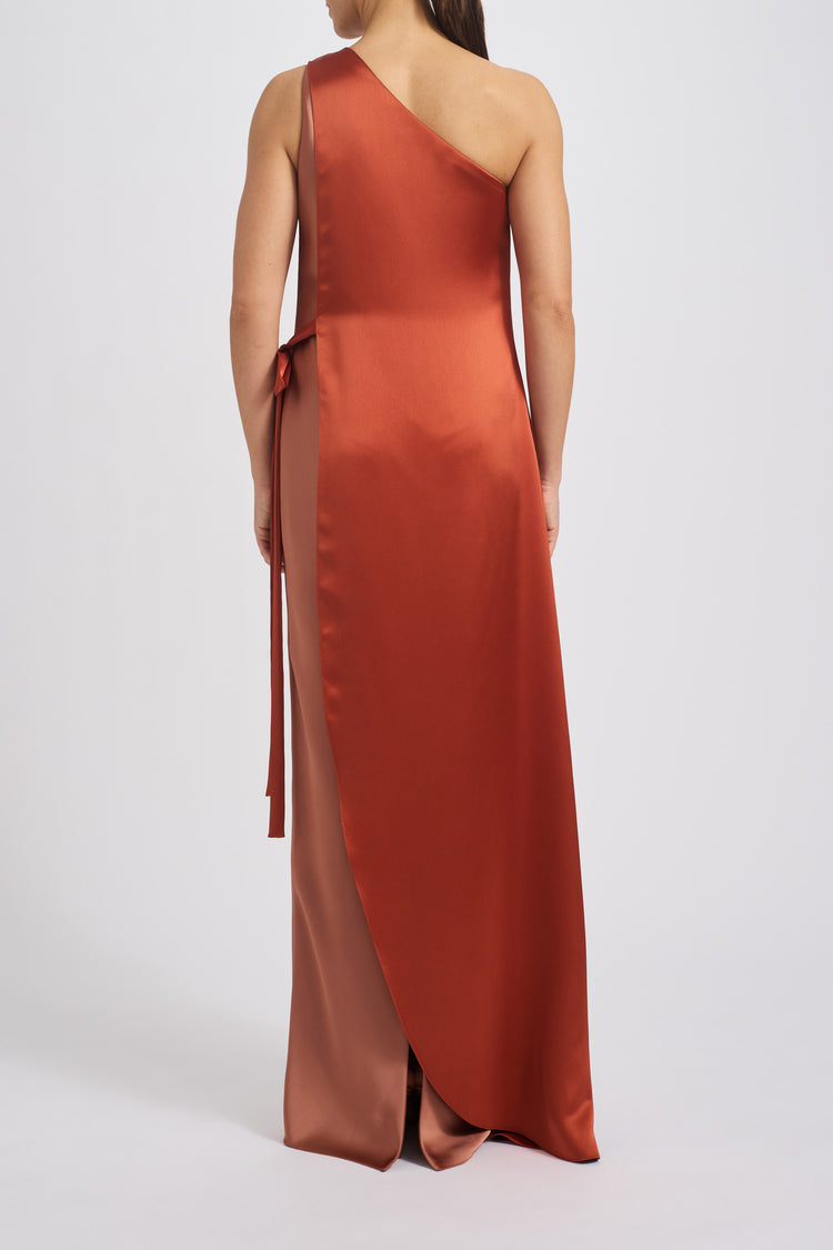 P749CBS - Copper-sienna, dress by color from Collection Evening by Amsale