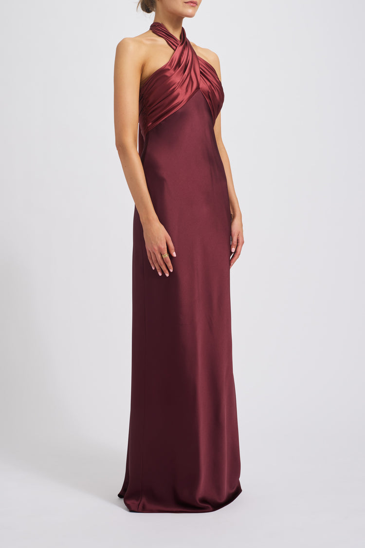 P757CBS - Mocha-Truffle, dress by color from Collection Evening by Amsale