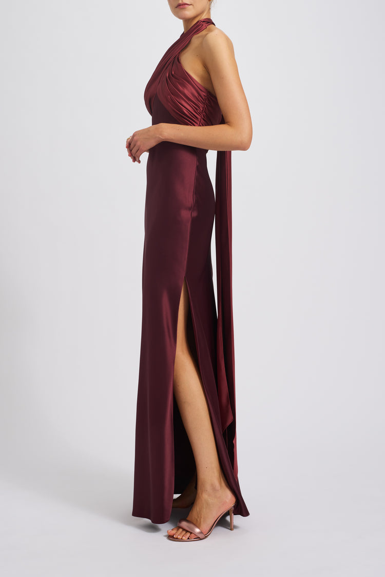 P757CBS - Mocha-Truffle, dress by color from Collection Evening by Amsale