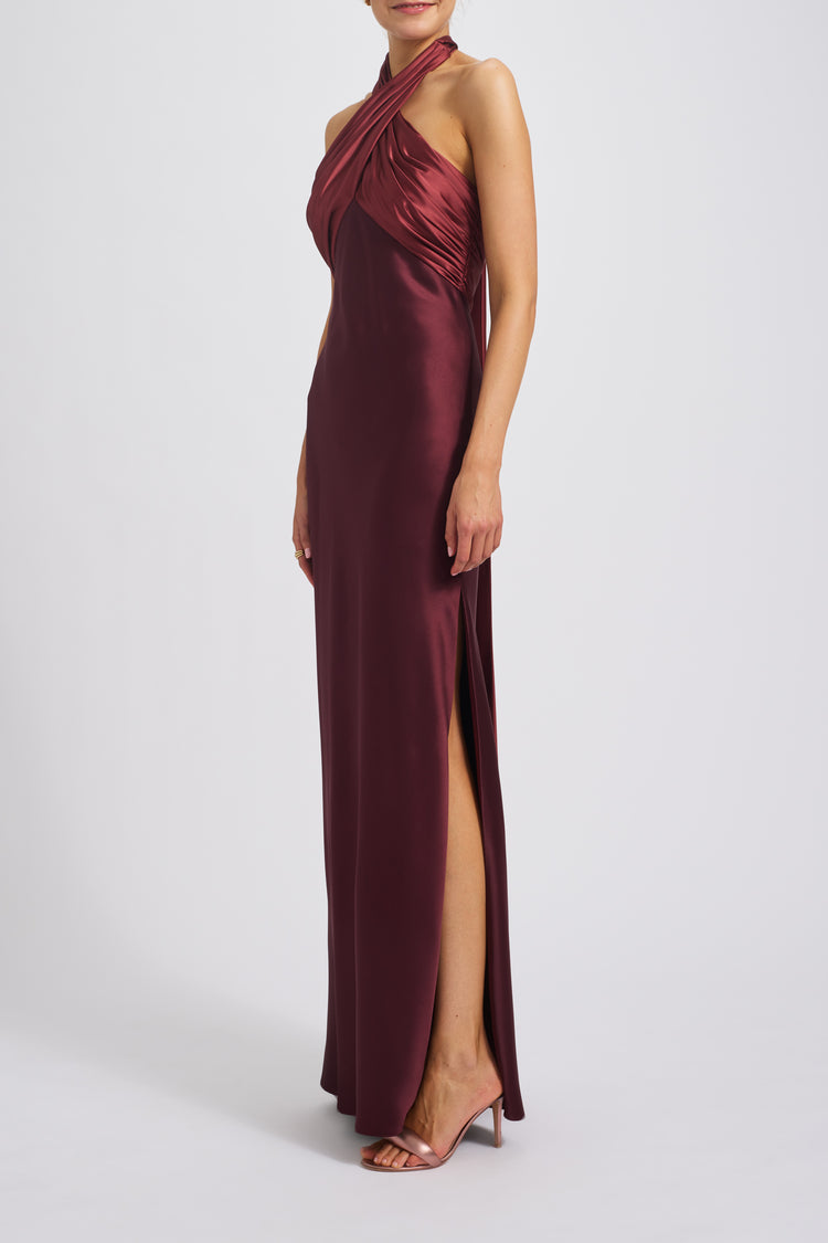 P757CBS - Mocha-Truffle, dress by color from Collection Evening by Amsale