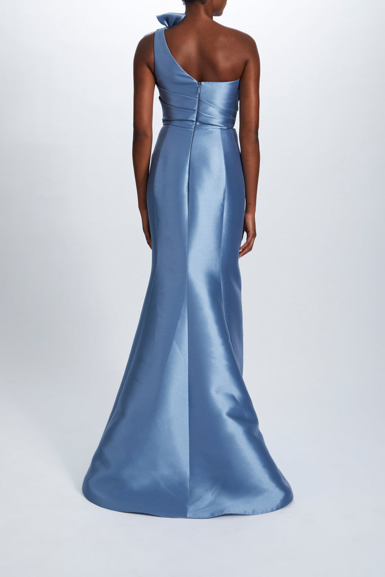 Mikado Draped Bodice Gown, dress from Collection Evening by Amsale, Fabric: mikado
