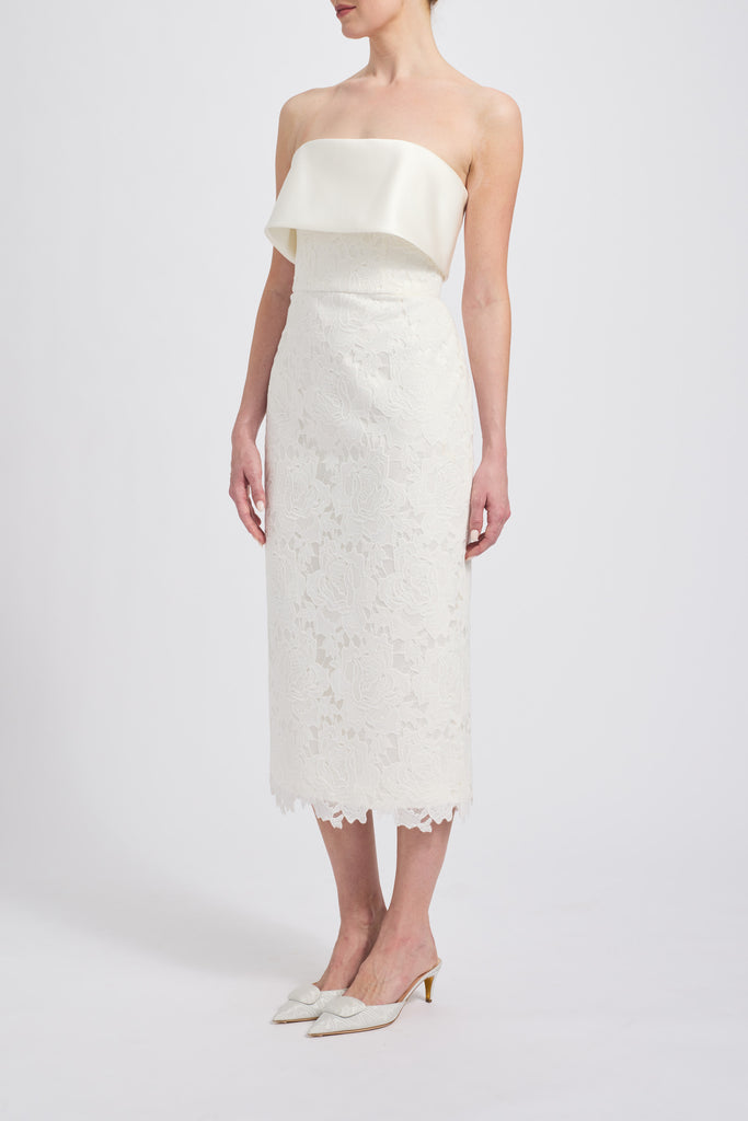 Guipure Lace Dress Ivory / 00 | Amsale Guipure Lace Dress Ivory / 00 | Amsale