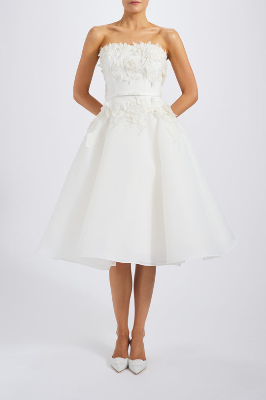 Little White Dress Amsale Little White Dress Amsale