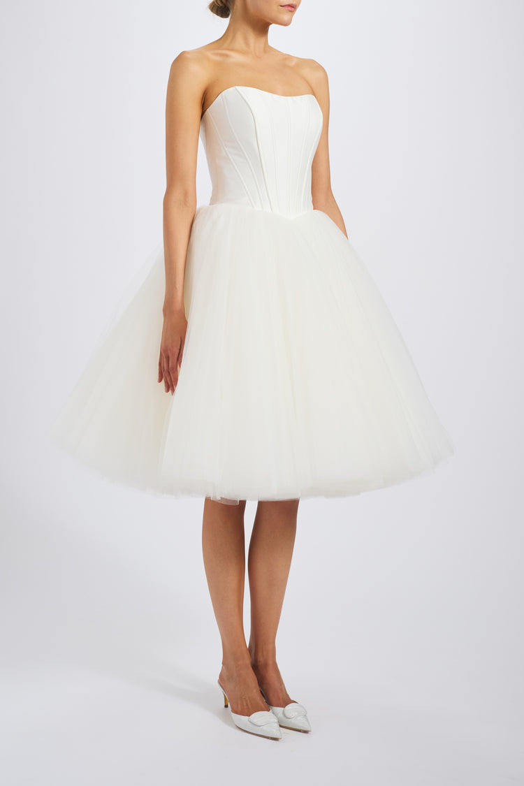 Image number 3: Drop-Waist Corset Dress, side view