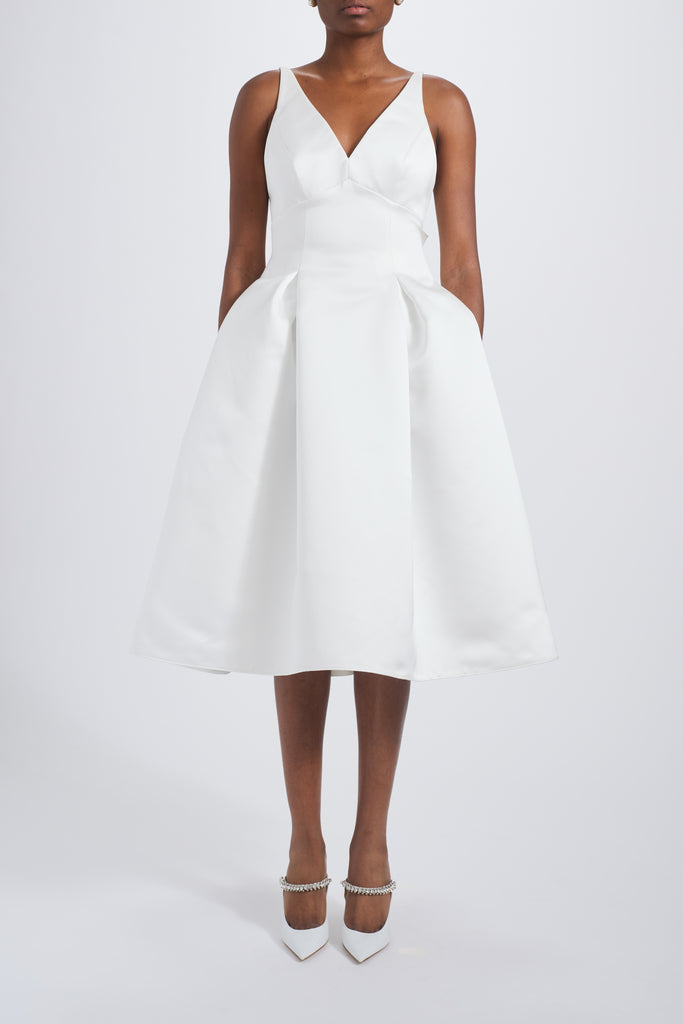 Product Duchess Satin Flower Dress Image