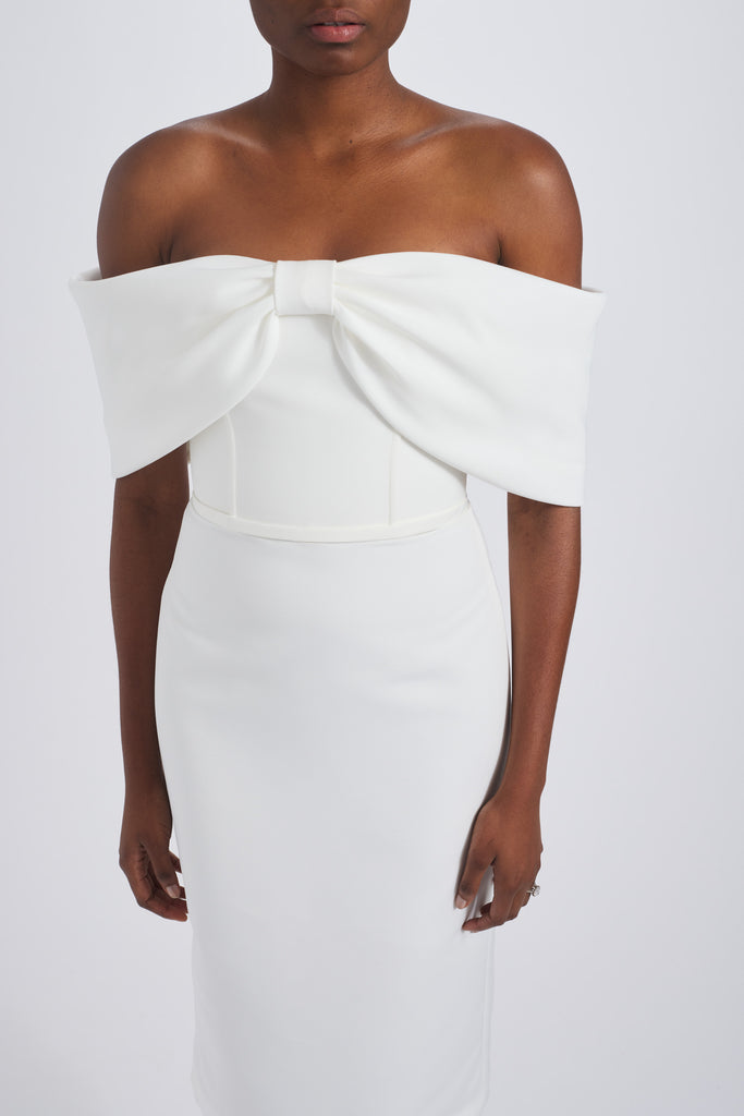 Strapless Bow Dress – Amsale Strapless Bow Dress – Amsale