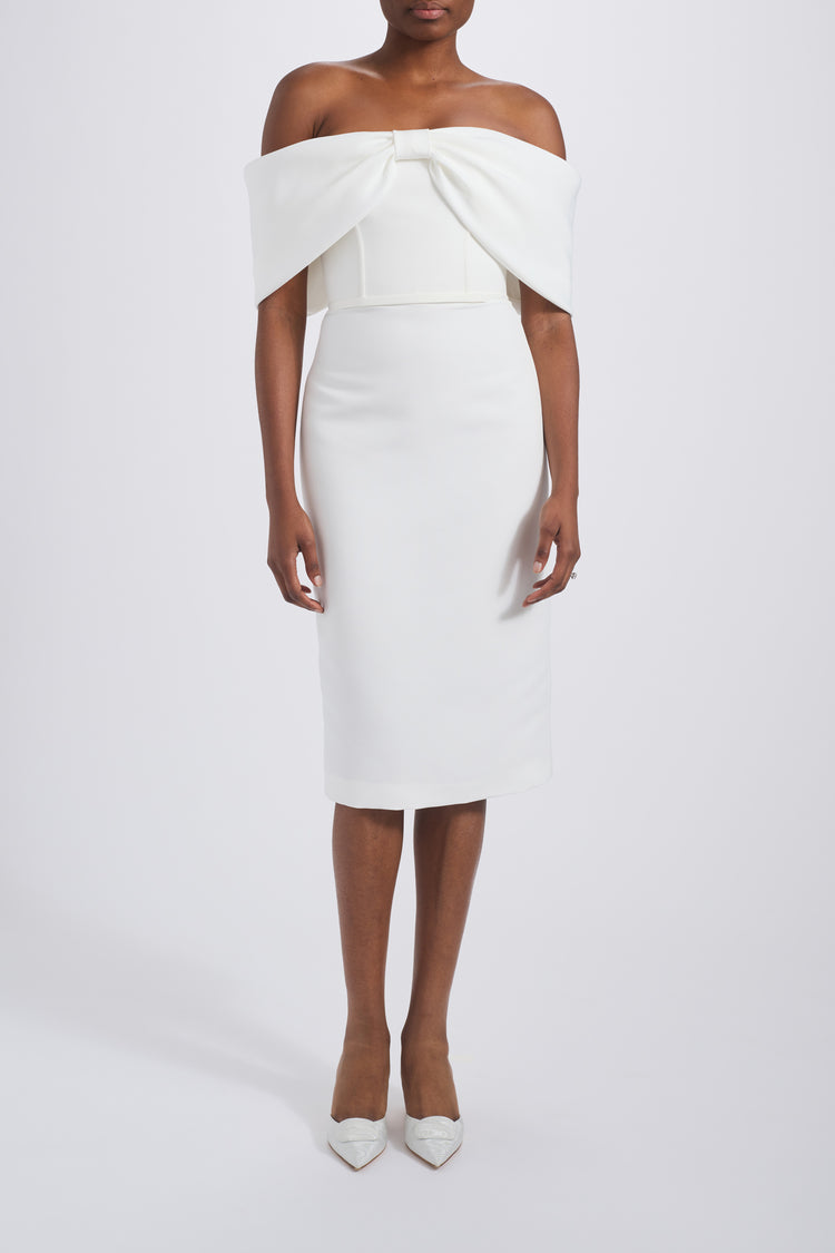Image number 0: Strapless Bow Dress, front view