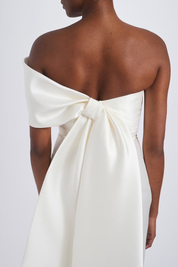 Off-the-Shoulder Bow Dress