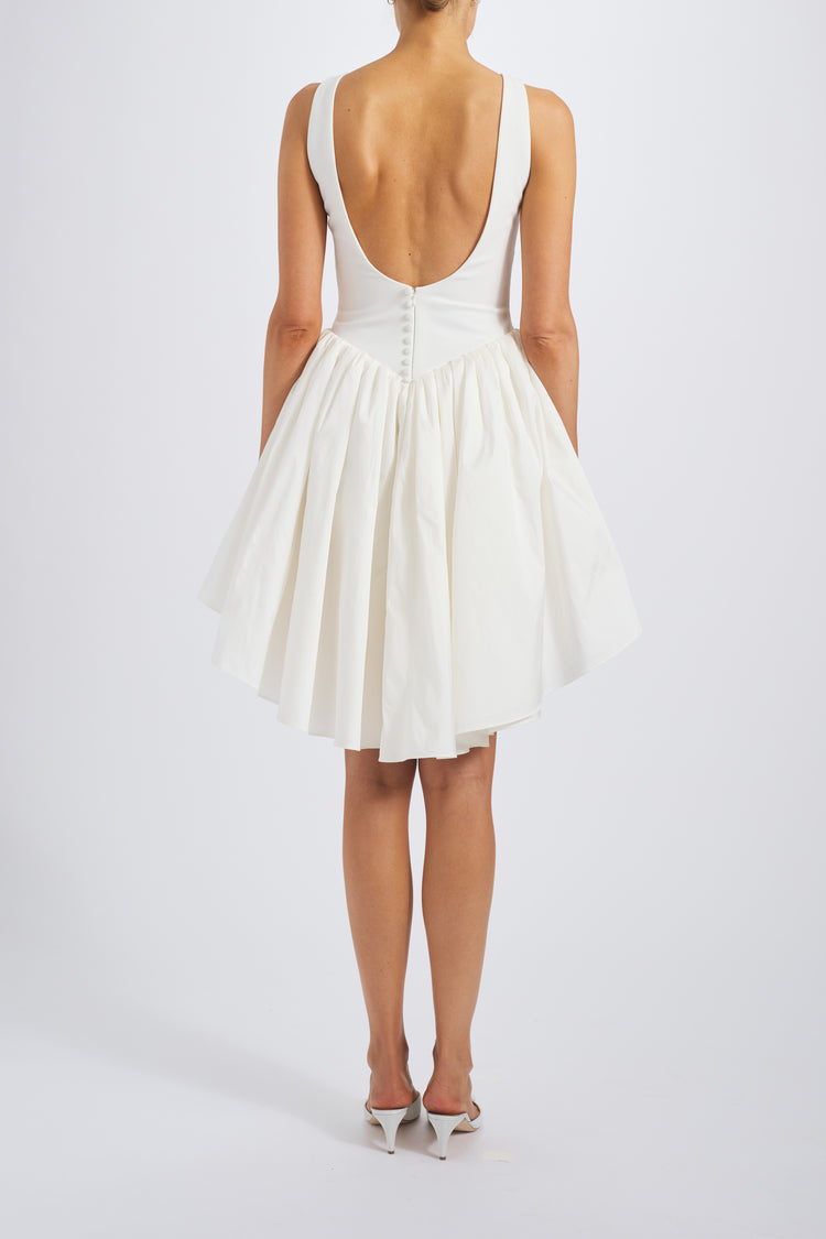 Drop-waist Short Dress – Amsale