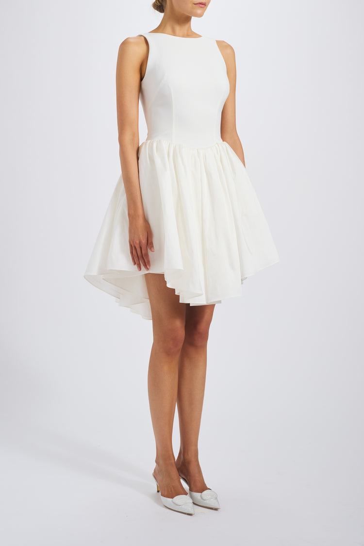 Drop-waist Short Dress – Amsale