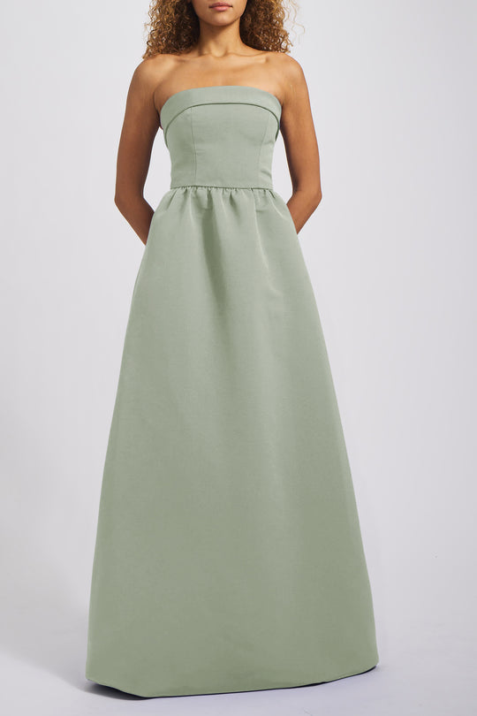 Rene - Moss, $300, dress by color from Collection Bridesmaids by Amsale