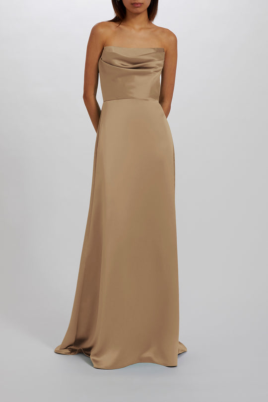 Jara - Gold, $300, dress by color from Collection Bridesmaids by Amsale