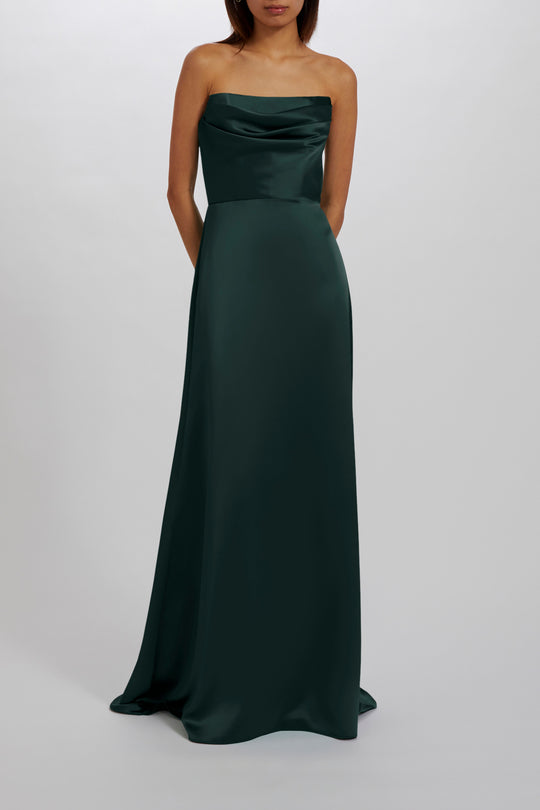 Jara - Hunter, $300, dress by color from Collection Bridesmaids by Amsale