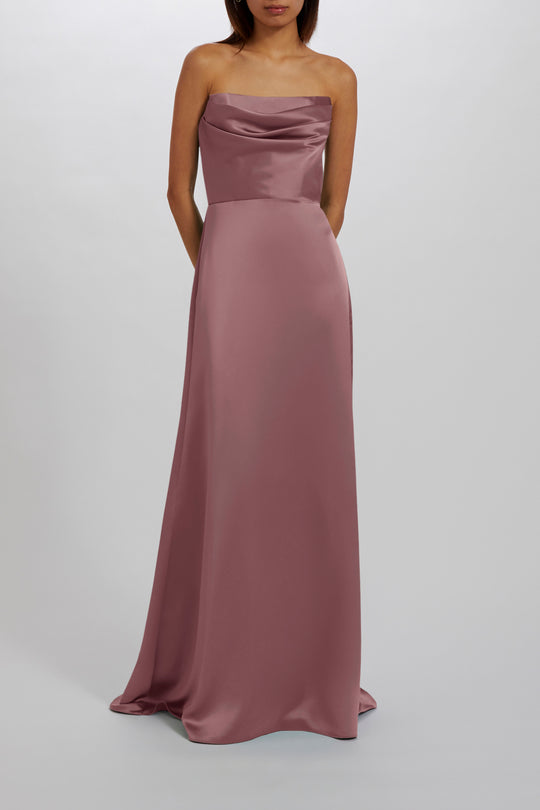 Jara - Mauve, $300, dress by color from Collection Bridesmaids by Amsale