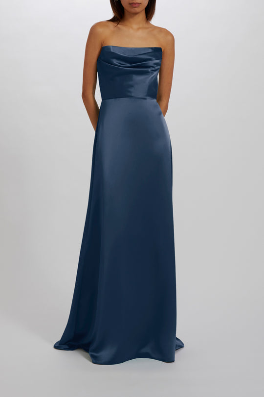 Jara - Petrol, $300, dress by color from Collection Bridesmaids by Amsale