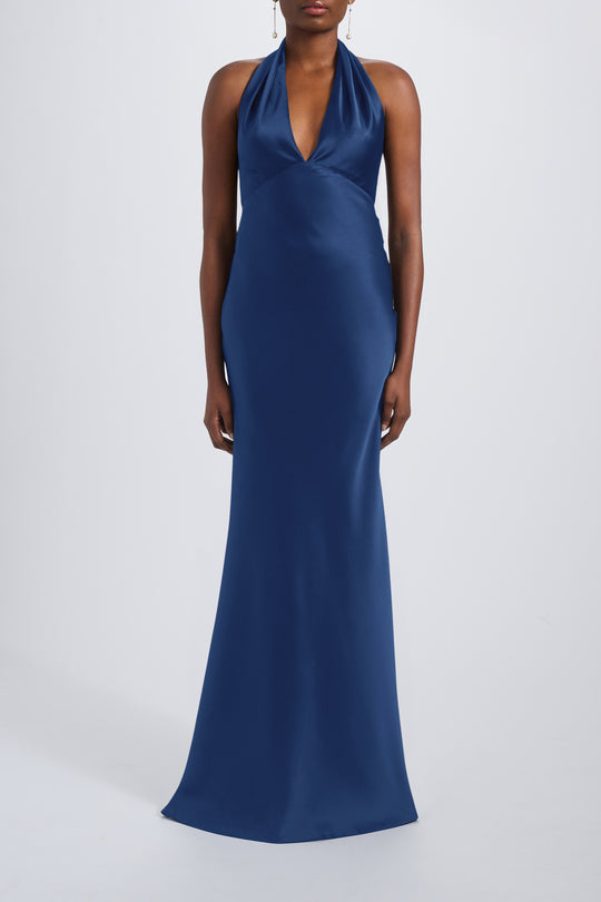 Samile - French-Blue, $300, dress by color from Collection Bridesmaids by Amsale