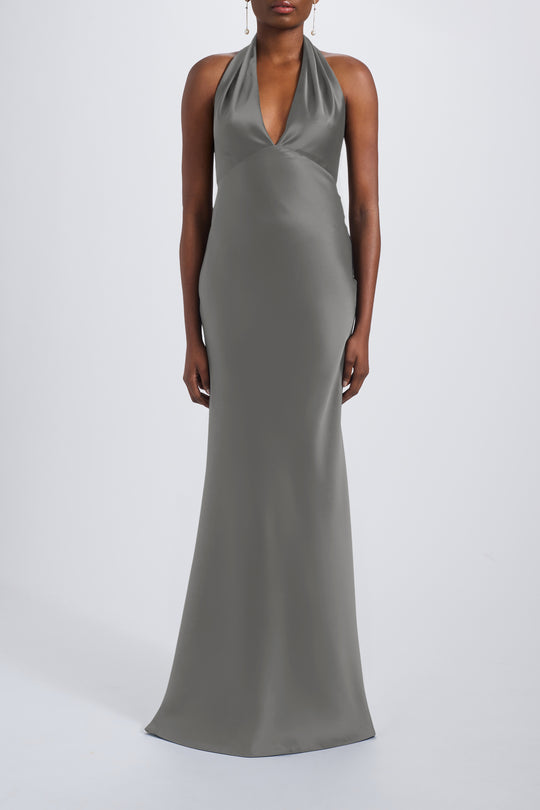 Samile - Gunmetal, $300, dress by color from Collection Bridesmaids by Amsale