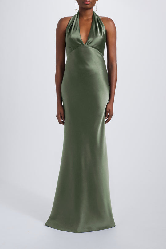 Samile - Olive, $300, dress by color from Collection Bridesmaids by Amsale