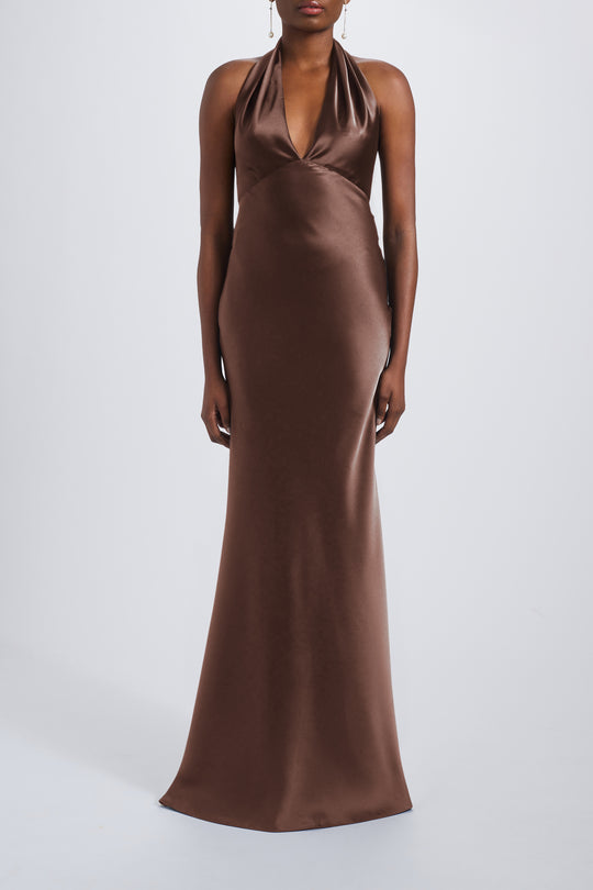 Samile - Truffle, $300, dress by color from Collection Bridesmaids by Amsale