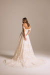 Calypso, dress from Collection Bridal by Nouvelle Amsale, Fabric: floral-embroidered-tulle