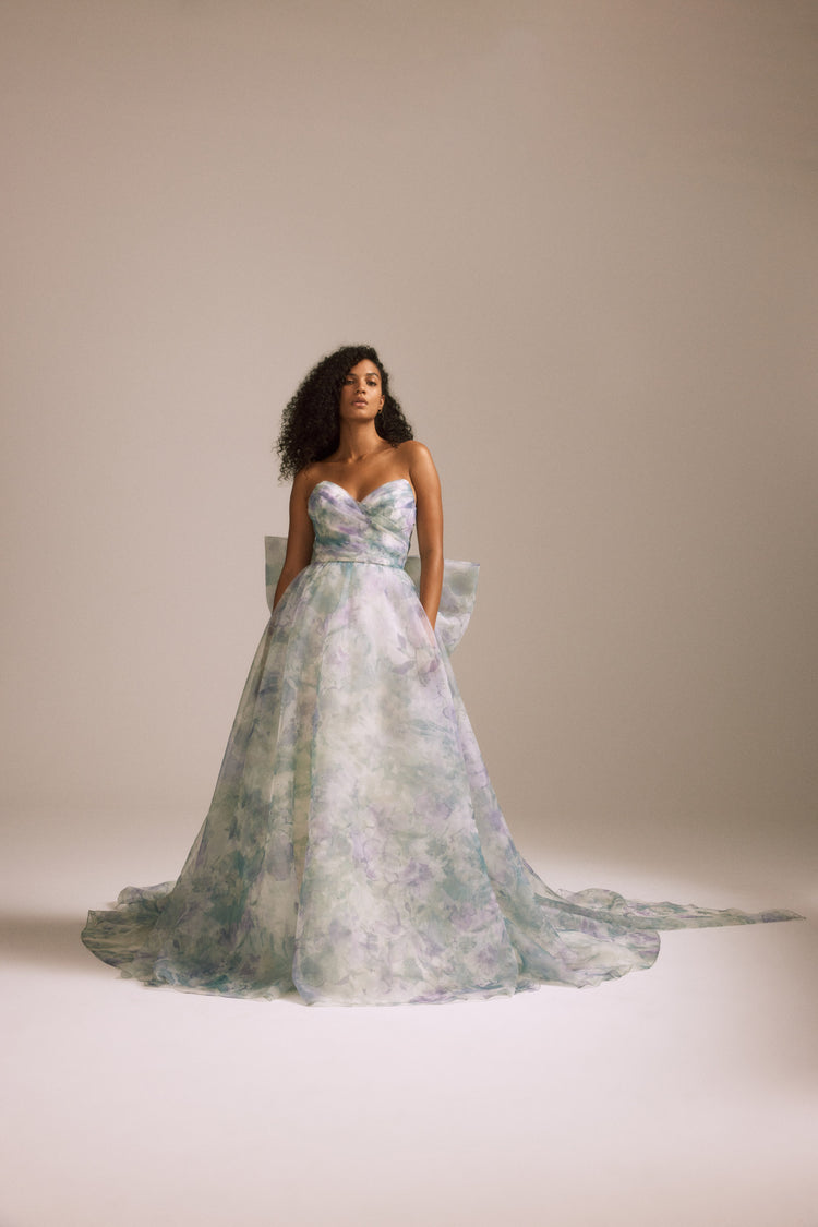 Image number 3: Enid in Lilac-Mint, front view