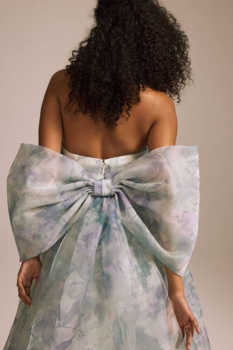 Image number 0: Enid in Lilac-Mint, detail view