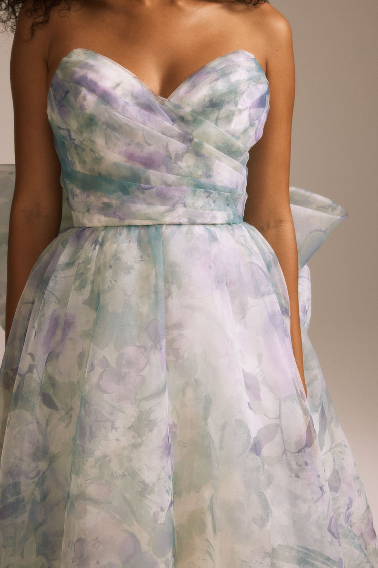 Image number 2: Enid in Lilac-Mint, detail view