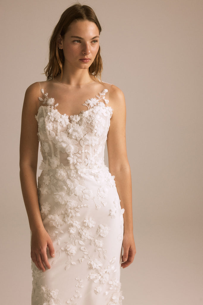 Floriane Ivory / mm / Standard | Amsale Floriane Ivory / mm / Standard | Amsale