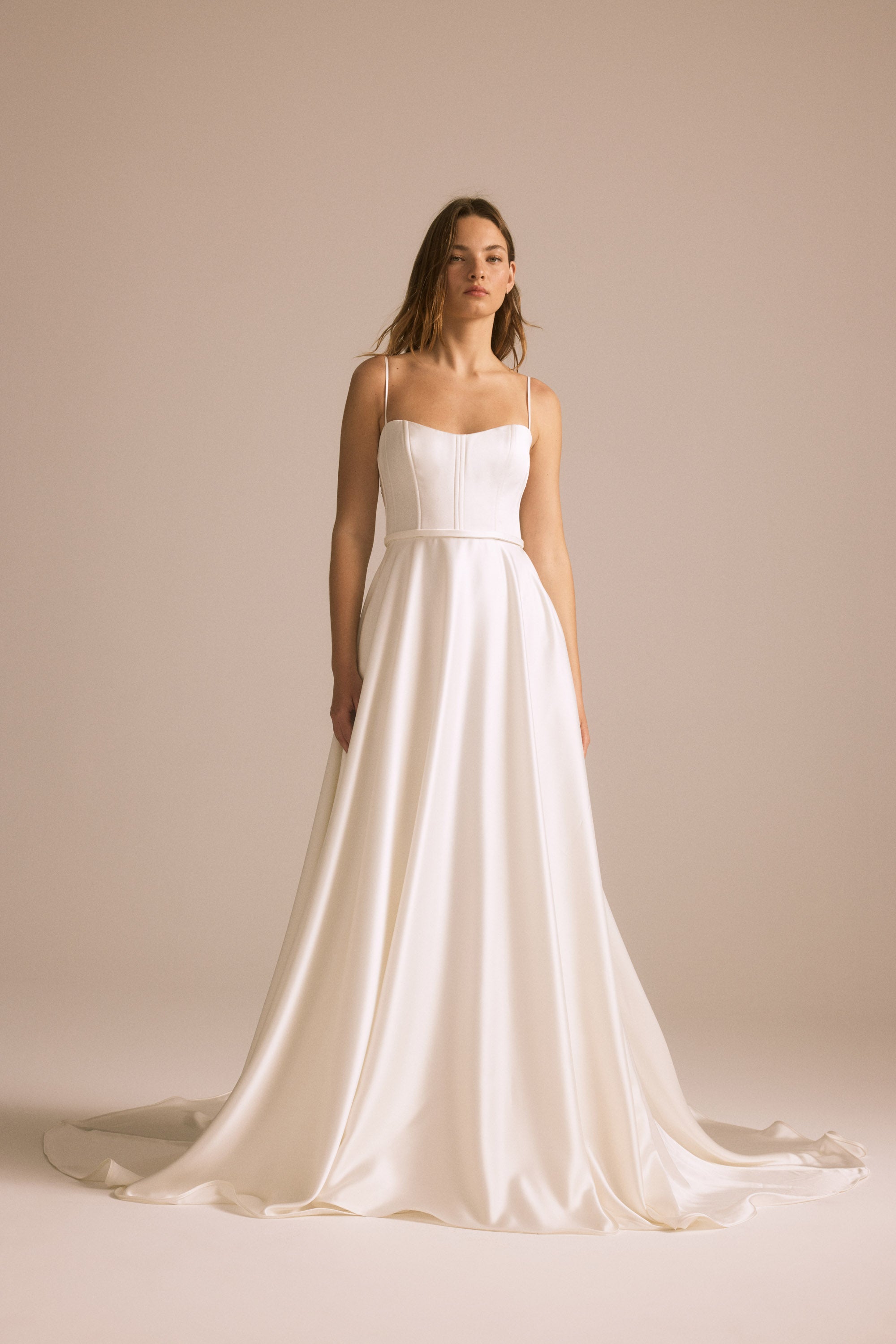 Amsale Spaghetti Strap Wedding Dress