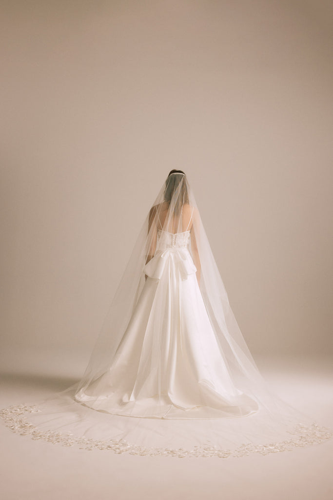 Product Floral Cathedral Butterfly Veil Image