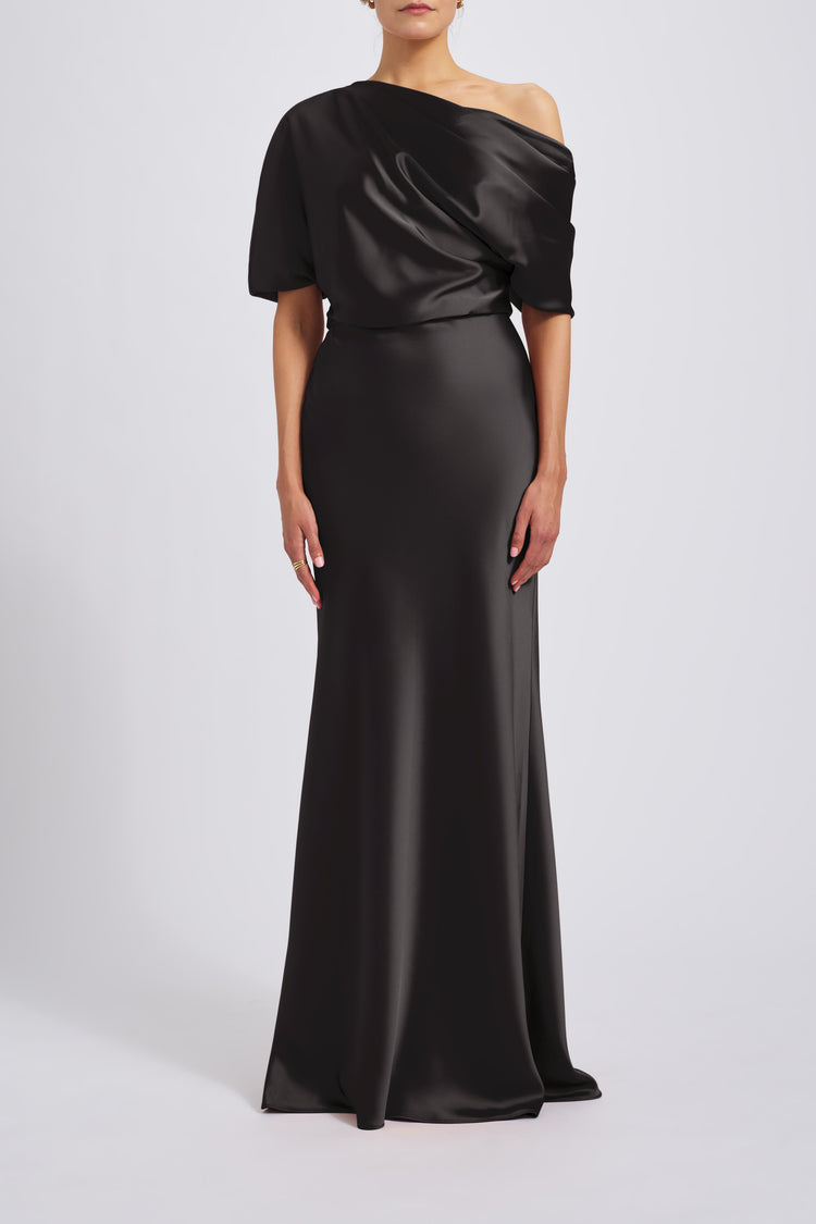 The Slouch Dress, dress from Collection Evening by Amsale, Fabric: fluid-satin