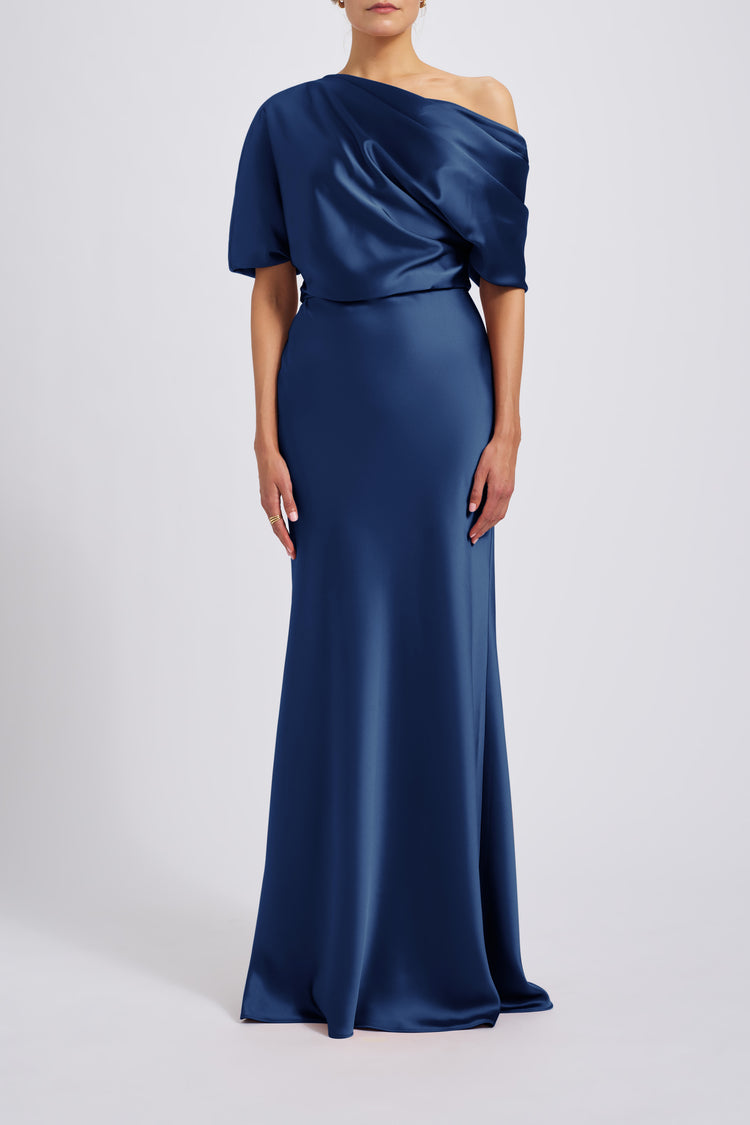 P359S - French-Blue, dress by color from Collection Evening by Amsale