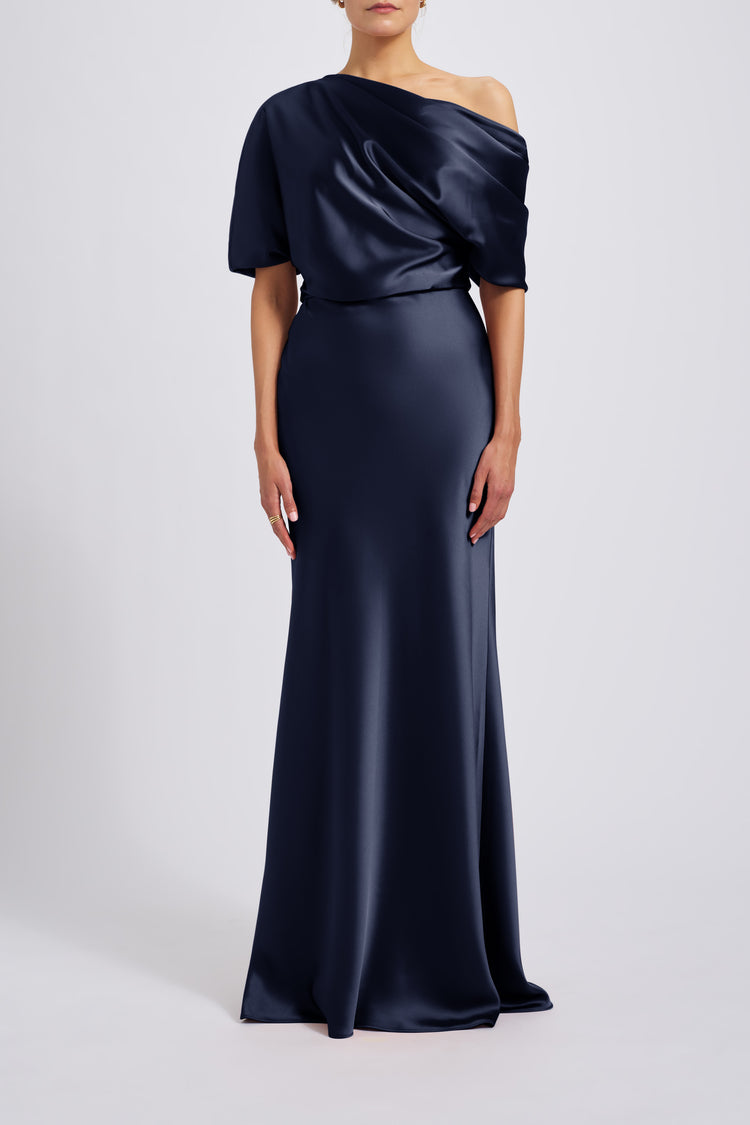 P359S - Navy, dress by color from Collection Evening by Amsale