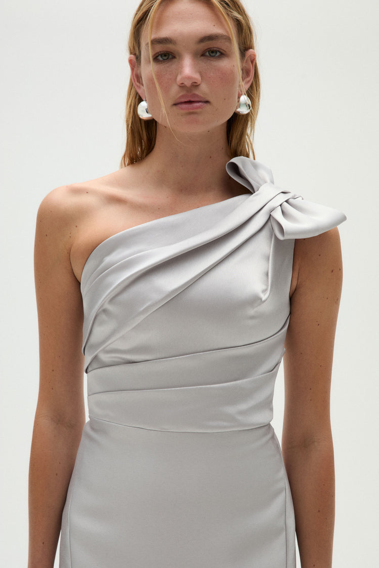 Mikado Draped Bodice Gown, dress from Collection Evening by Amsale, Fabric: mikado