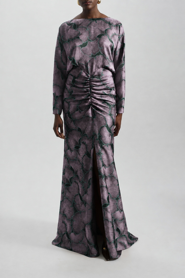 Image number 0: Jacquard Dolman Sleeve Dress, front view