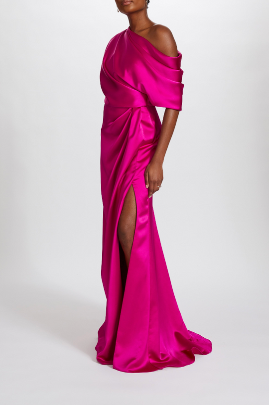 P607S - Champagne, $595, dress by color from Collection Evening by Amsale