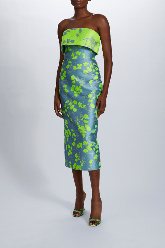 P703 - Ice-Green, $1,295, dress by color from Collection Evening by Amsale