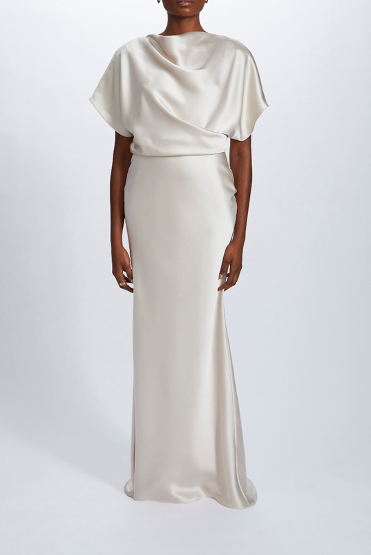 P727S - Champagne, $695, dress by color from Collection Evening by Amsale