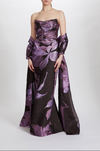 P580 - Lilac-Brown, dress by color from Collection Evening by Amsale