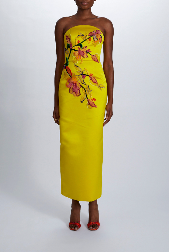 P725 - Lime, $4,200, dress by color from Collection Evening by Amsale