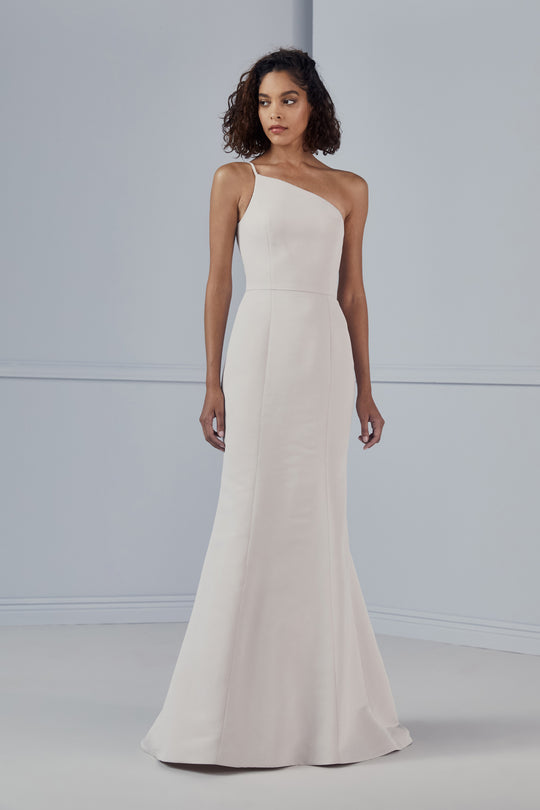 Cecilia, $300, dress from Collection Bridesmaids by Amsale, Fabric: faille