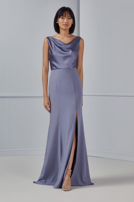 Meryl, $300, dress from Collection Bridesmaids by Amsale, Fabric: crepe-satin