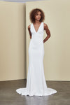 Donna, dress from Collection Bridal by Nouvelle Amsale, Fabric: crepe