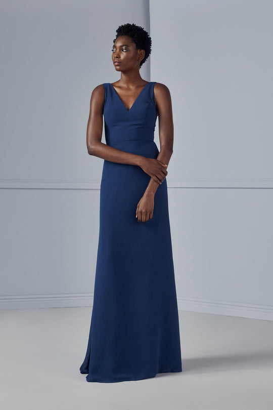 Tyrie, $270, dress from Collection Bridesmaids by Amsale, Fabric: flat-chiffon