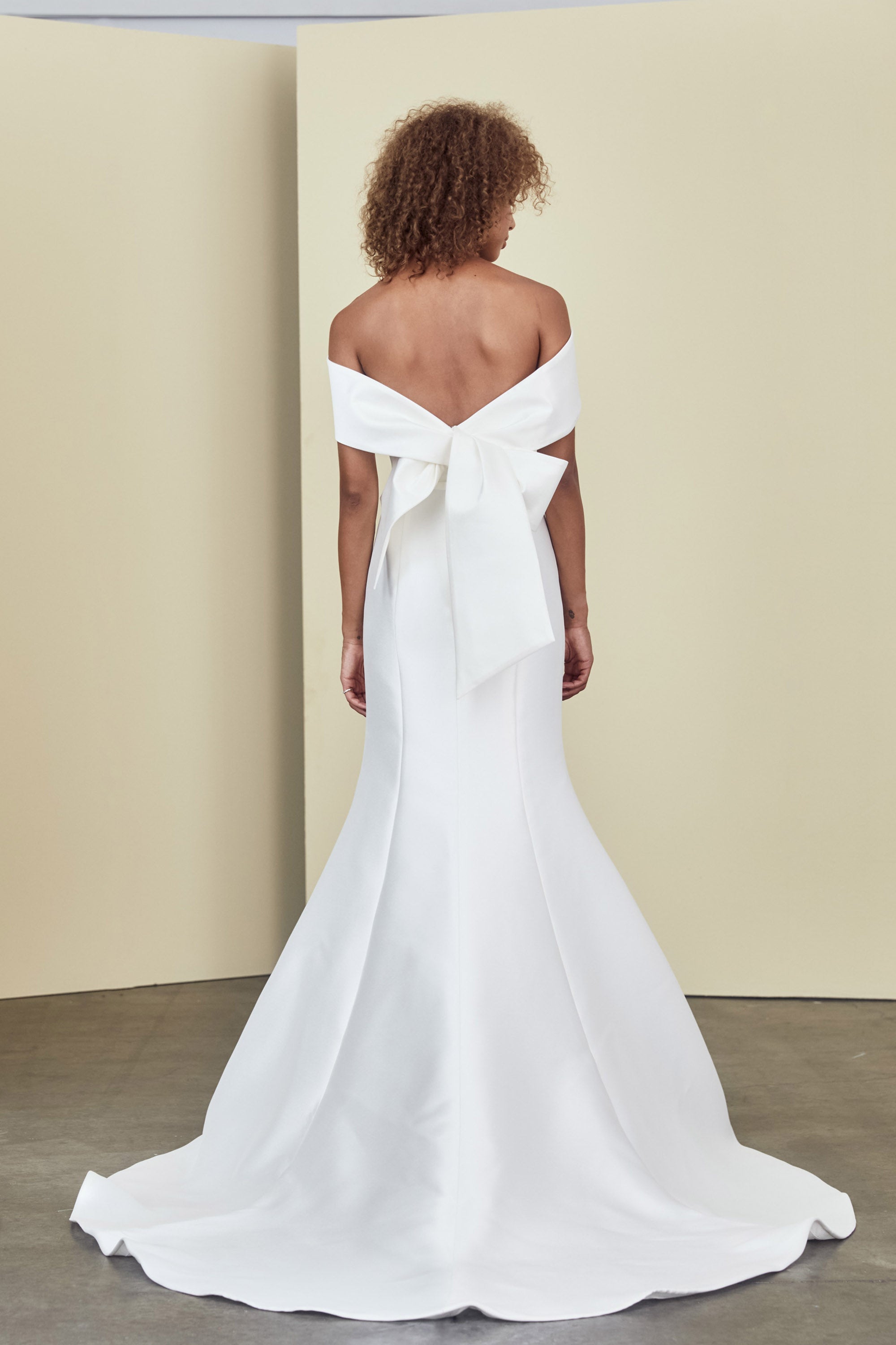 Off the Shoulder Wedding Dress Amsale