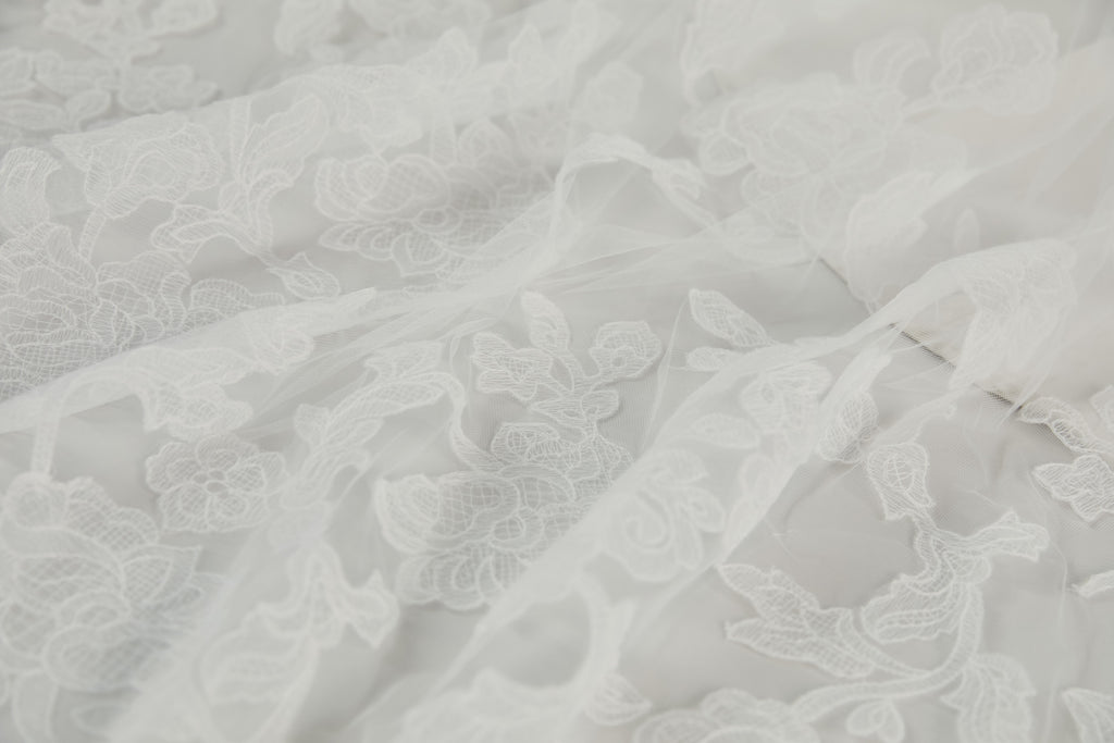 Product Cathedral Length Veil with Lace Border Image