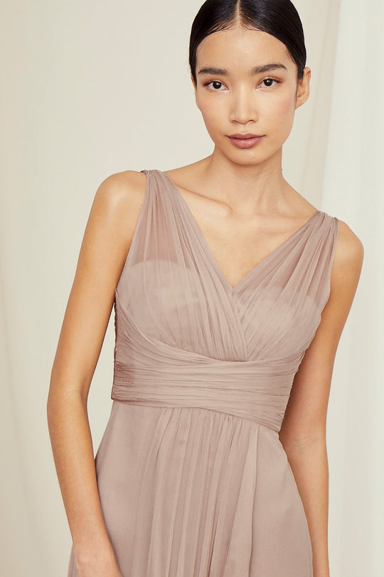 G783C - Sage, $280, dress by color from Collection Bridesmaids by Amsale