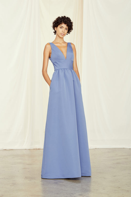 Bobbi, $300, dress from Collection Bridesmaids by Amsale, Fabric: faille