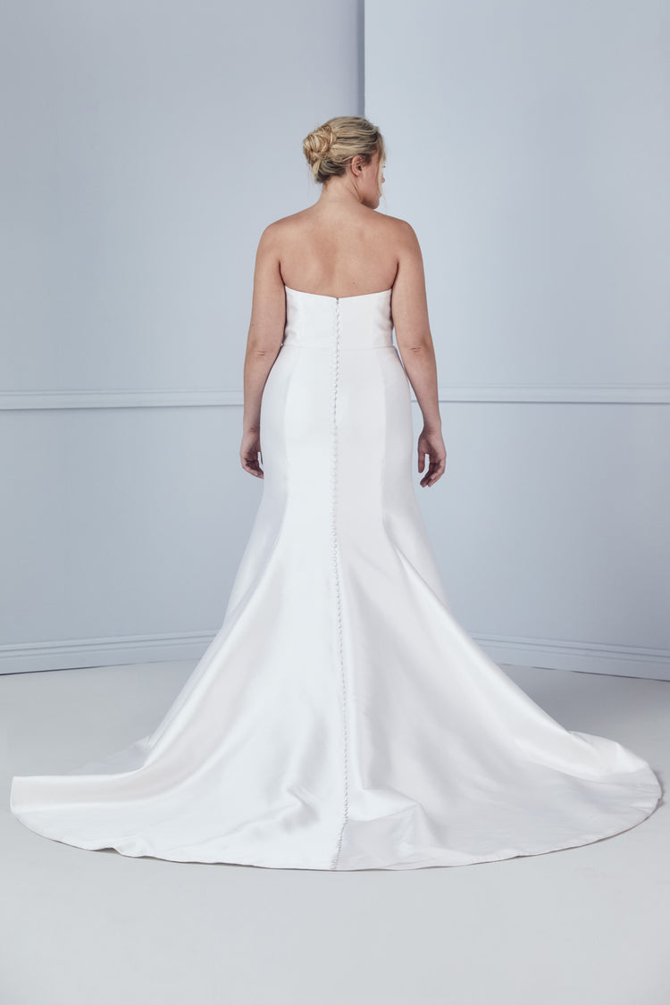 silk wool wedding dress Luxurious winter lace wedding dress